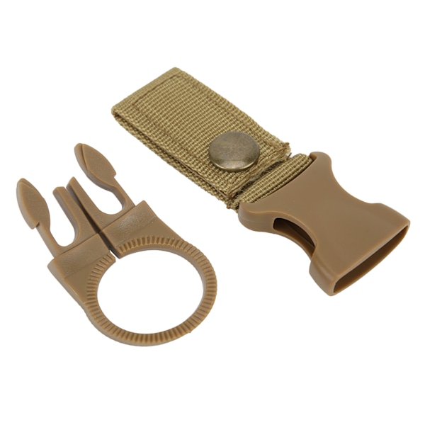 Utendørs vannflaskeholder Clip for camping Vandring Sykling Fiske Multifunksjonell BuckleMud