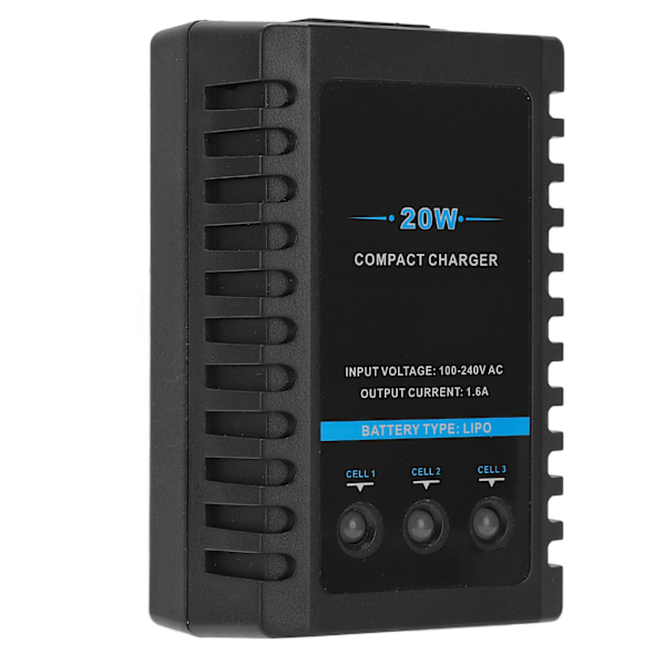 B3 Balancerlader 20W Automatisk Afbrydelse 2s 3s Batteri Balancerlader 100‑240V