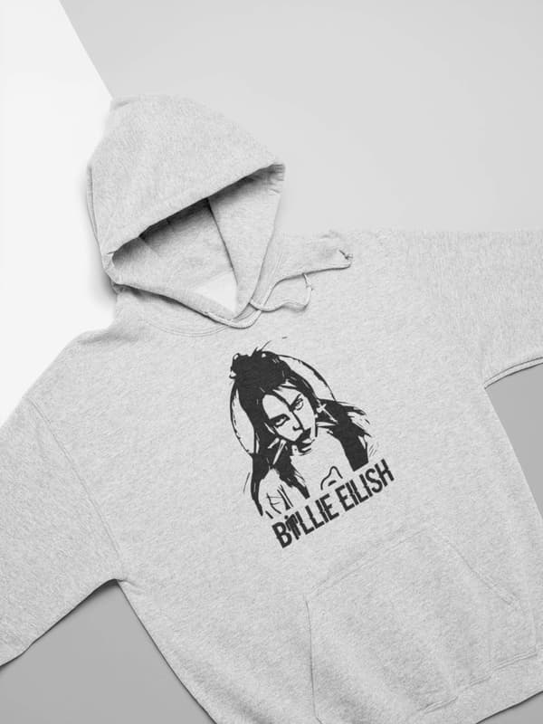 【NX】Billie Eilish hættetrøje til børn 400 140cl 9-11år