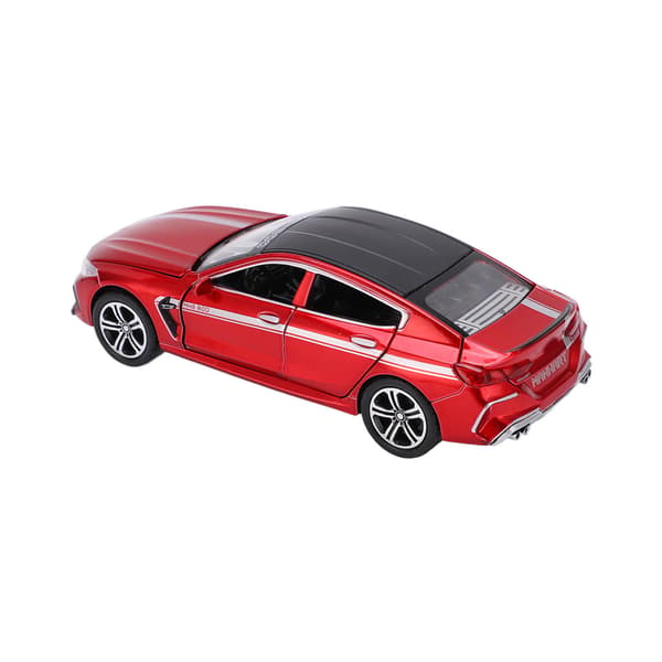 【NX】1/32 Legering Trykstøbt Modelbiler Træk Tilbage Legetøjsbiler Bilmodel med Lyd og Lys til Børn Rød
