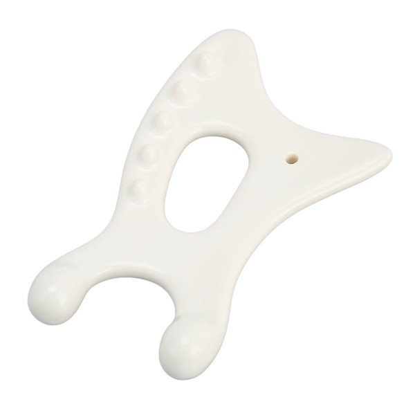 Keramiset Gua Sha -kaavin työkalu Ergonomiset pyöristetyt reunat Gua Sha -kasvohieronta työkalu