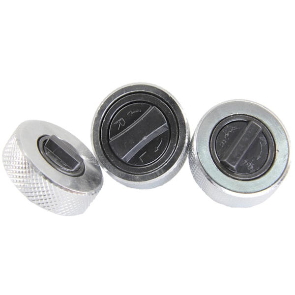 3 stk Fingerspærresett Vendbart Tommelhjul Mini Palm-nøkkel 1/4 3/8 1/2in Drive Kompakt Dia 38mm
