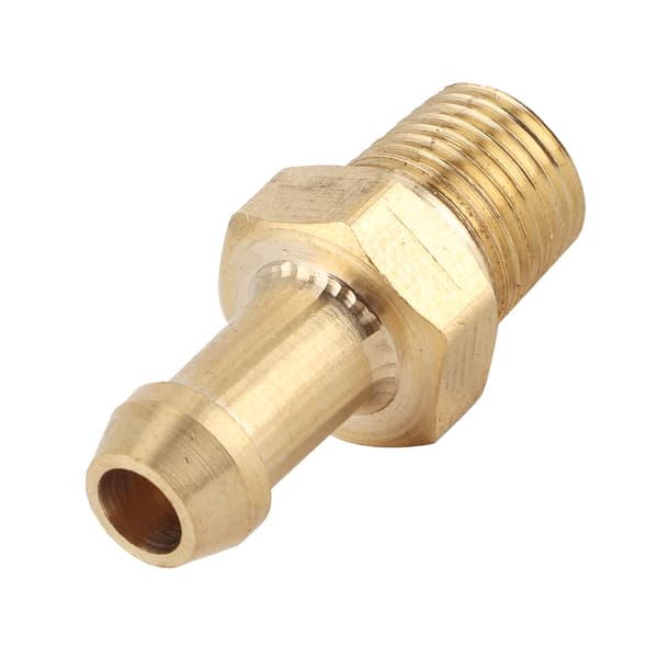 Turbolader Kompressorhus Messing Boost Nippel Slangekobling 1/8in 27 NPT Guld