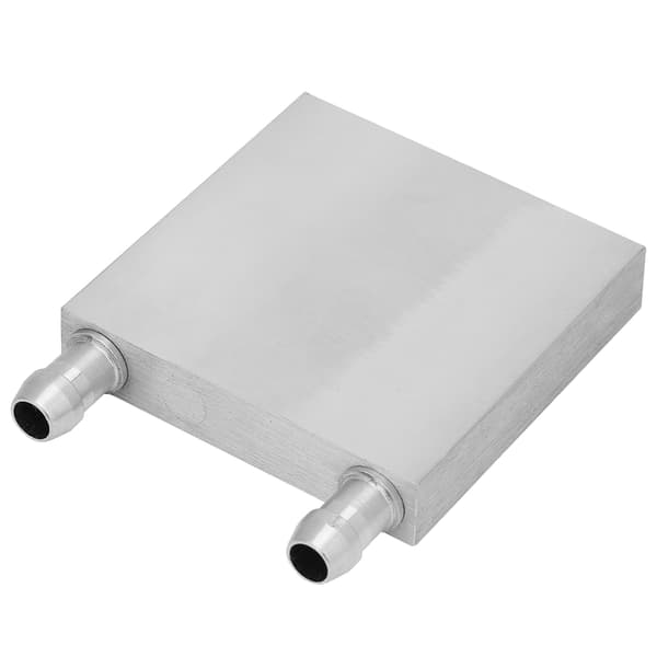 Vandkøleblok i aluminium Vandblokkøler CPU Vandkølehoved Fladt spildevand (#1)