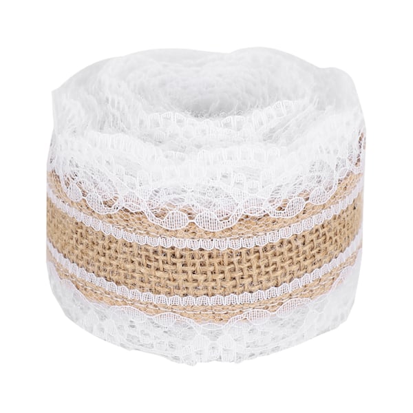 Spets linnerulle 5-yard presentask Band Kläder Sydekoration Bälte DIY Handgjorda hantverk(1)