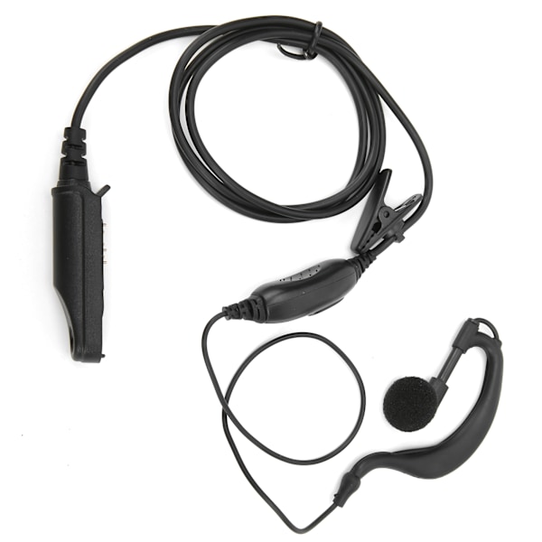 Tovejsradio vandtæt headset med mikrofon C Form Enkelt Headset til BFUV9R BFA58 BF9700 BFUV 9R Plus