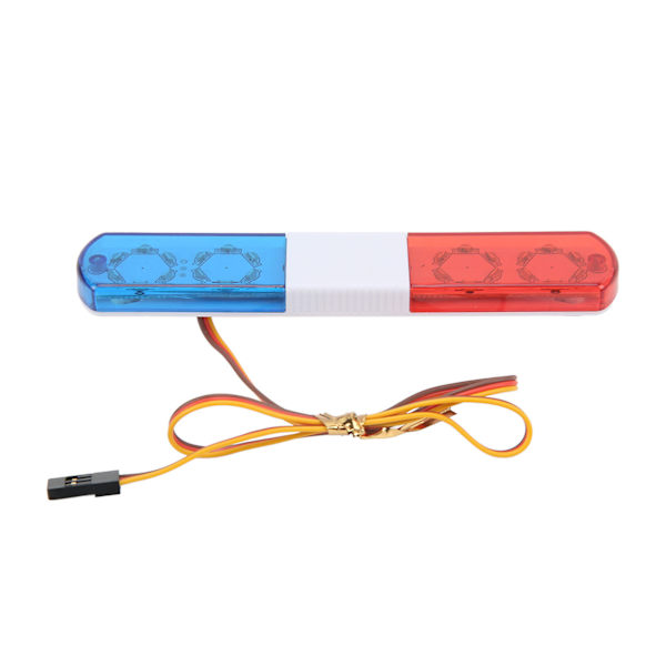 RC LED Poliisivalo Simulointimalli 4 Tilaa RC Poliisi Vilkkuvalo LED Hälytysvalo 1/8 1/10 RC Autoille Punainen Sininen