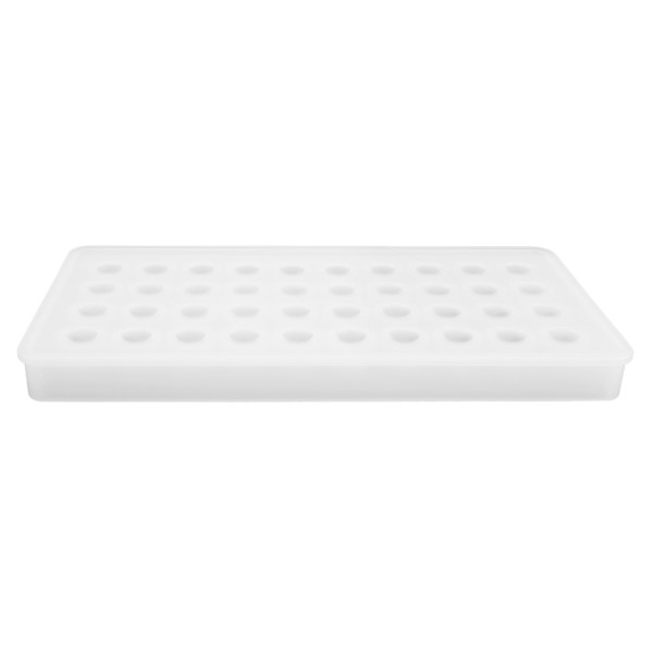 40 Hål Silikon Ice Ball Maker Form Iskuber Brickform för Festbar TillbehörTransparent