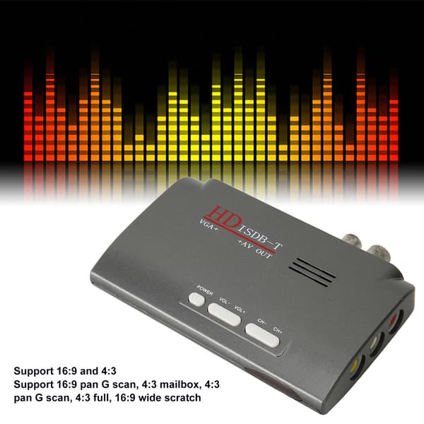 Mini AV til HD Multimedia Interface Converter AV til VGA HD Video Converter Box Kompatibel med hjem 100‑240V -stik
