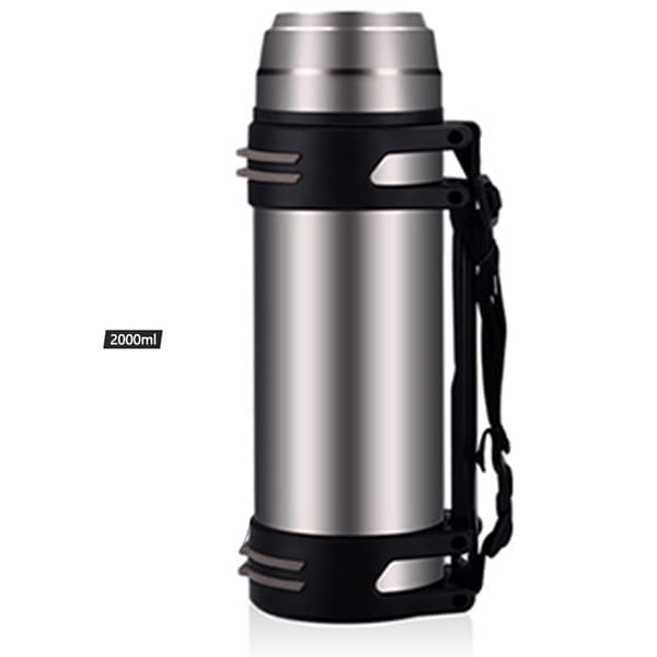 2000ml Vakuumflaska för Utomhus Camping Kåsa Vattenflaska