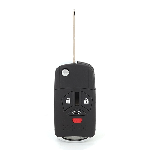 3+1-knapps sammenleggbar fjernkontroll Flip Shell Key Fob Case Cover Passer for Mitsubishi 2007-2010 Eclipse