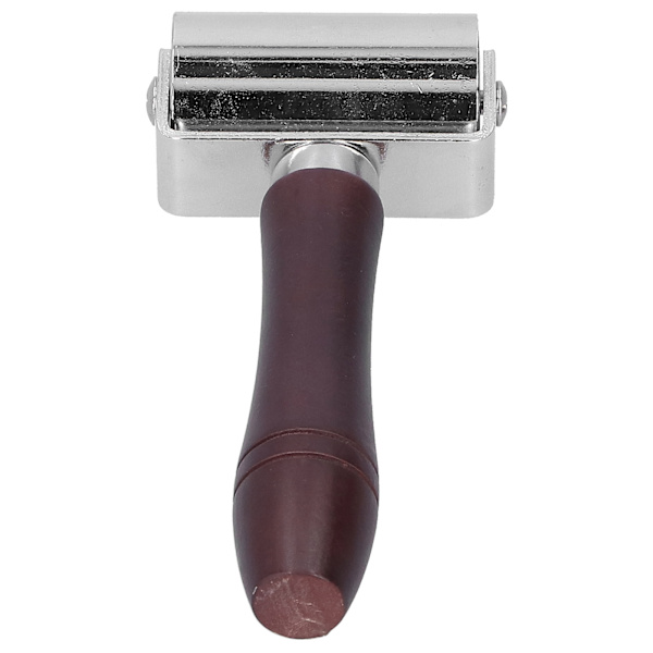 Läder Rulle Press Kantbindare Limfog Handarbete Snideriverktyg DIY Tillbehör 60mm Hjulbredd