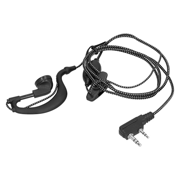 Walkie Talkie hörsnäcka med tjocktrådig flätad trådpropp för Baofeng BF-6 7 8s Uv5r
