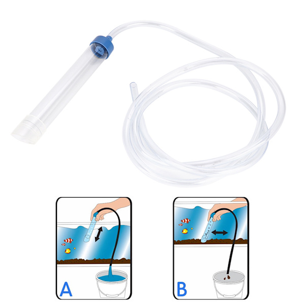Akvariumrengöringspumpsats Small Fish Tank Cleaner Byte av vattenverktyg