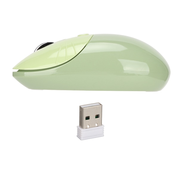 Langaton hiiri Sööt Cartoon Cat Paw 2.4G Dual Mode tietokone tabletti Kolme tasoa DPI Mini hiljainen langaton hiiri Vihreä
