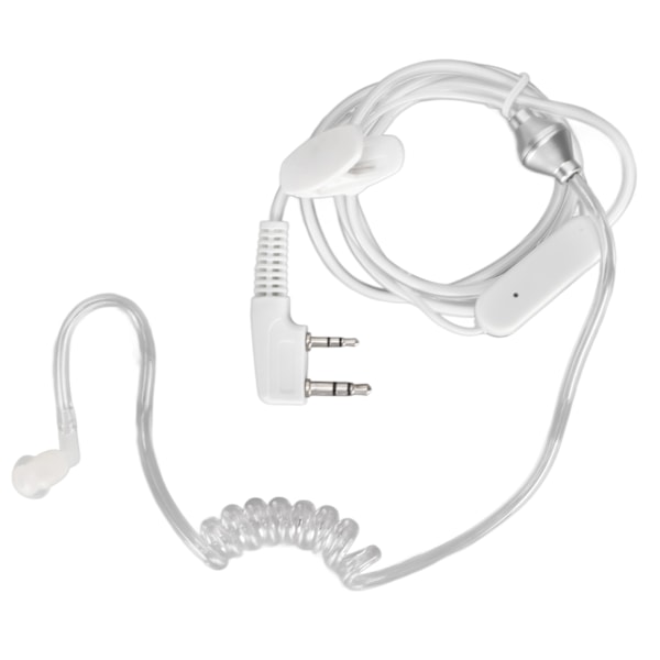 Akustisk Rørheadset 2-pin Komfortabel Klar Spole 2-veis Radio Ørepropp for Baofeng UV5R BF480 V7 V8