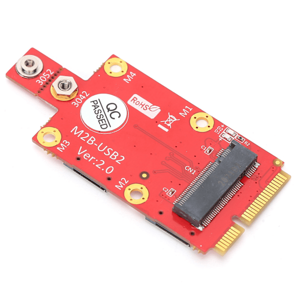 M.2 til Mini PCIE-adapterkonverteringsmodul med SIM-kortslot Tilbehør til bærbar computer