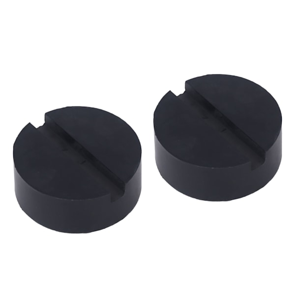 2st Gummi Jack Pad slitsad Adapter Universal för fordonslyftaxelstativ Bil SUV