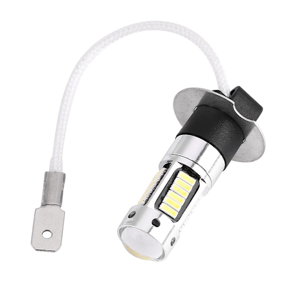 Pari H3 4014 valkoinen LED-auton ajovalot Sumu DRL-lamppu DC 12V
