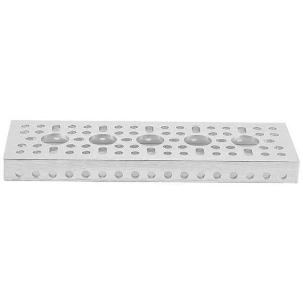 U-kanava 5 reikää 312100050144 48 x 12 Yhteensopiva Gobilda TETRIx FRC -roboteille
