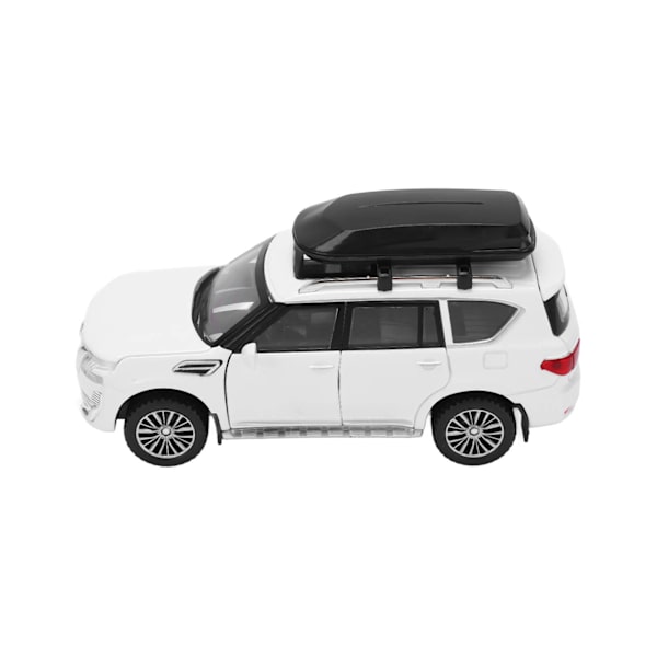 1/32 SUV Bilmodel Legering Trykstøbt Træk-Tilbage Legetøj med Lyd og Lys til Drenge og Piger Hvid