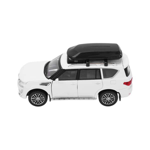 【NX】1/32 SUV Bilmodell Legering Diecast Pull Back kjøretøyleker med lyd og lys Kompatibel med gutter og jenter, hvit