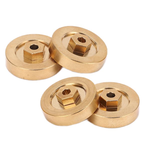 【NX】Hjulvikter Hexadapter Rostfri Slitstark Mässing 3mm Hexadapter för 1/24 Klätterbil