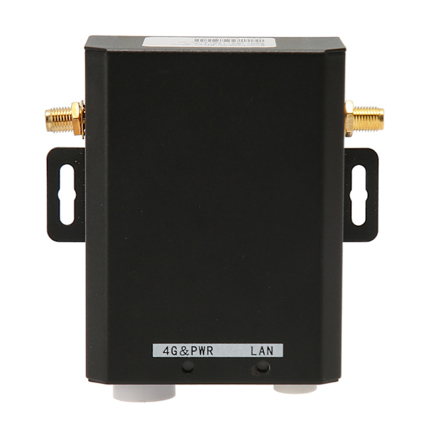 Industriel 4G LTE WiFi-router med SIM-kortplads 2 eksterne antenner 150 Mbps Understøtter 16 brugere WiFi Hotspot 100‑240V US-stik