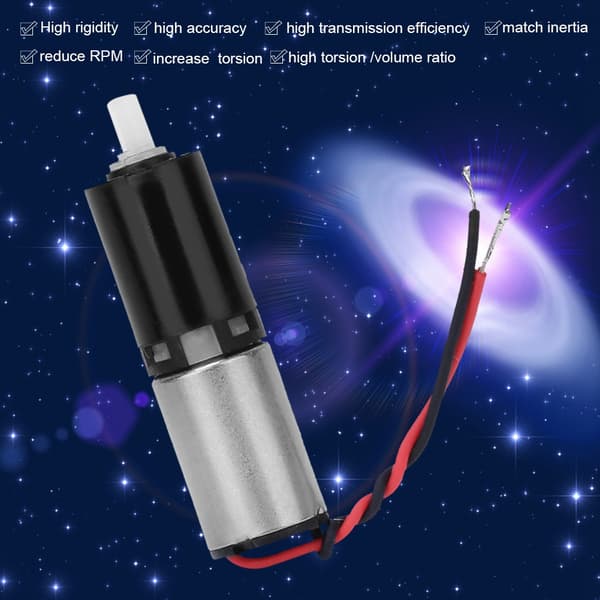 6 mm Precision Mini Micro Planetarisk Reduktionsväxelmotor DC3V Motor Trestegs