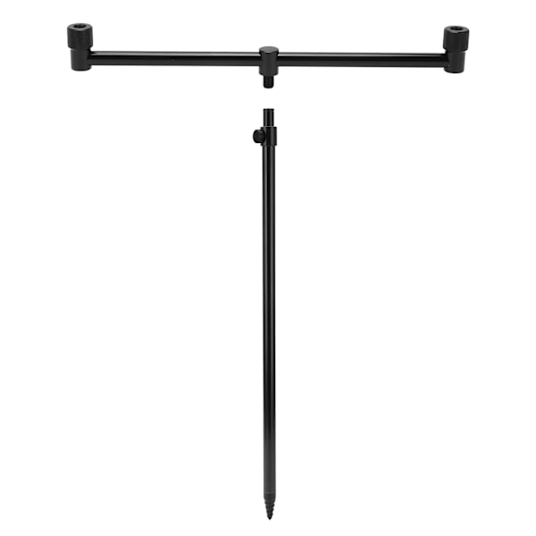 Kalastussauvan telineen setti, alumiiniseos, kannettava, kestävä, korroosionkestävä, kevyt, kalastussauvan teline 30 cm, Buzz Bar ja 60 cm teline