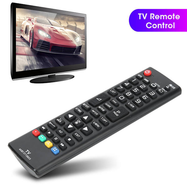 Universalfjärrkontroll för LG TV AKB73715603 LCD TV Fjärrkontroll Byte AKB73715603