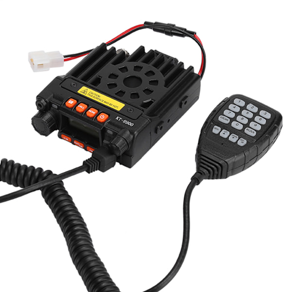 KT-8900 Aluminiumlegering Automatisk låsning Fyra vågband Bilradio Mini Broadcasting Station Walkie Talkie