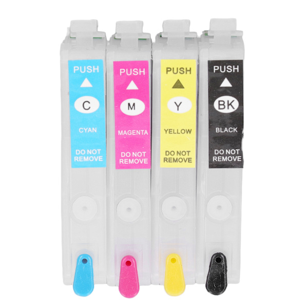 Blækpatroner kompatible refill udskiftning 4 farver med permanent chip til blækstråleprintere ICBK69 ICC69 ICM69 ICY69