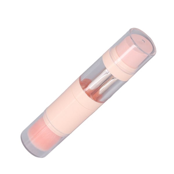 5 i 1 Makeupbørste Kosmetiske Pensler Sæt Multifunktionelle Bærbare Makeup Pensler med Støvbeskyttelse til Daglige Rejser Rosa