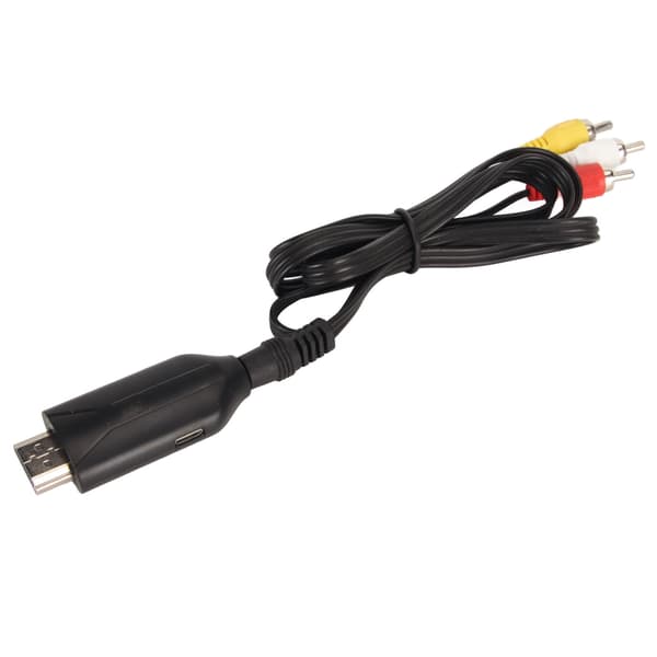 【NX】HD Multimedia Interface till RCA-omvandlare stöder 4K 30hz HD Multimedia Interface till äldre TV-adapter för bildskärmsprojektor