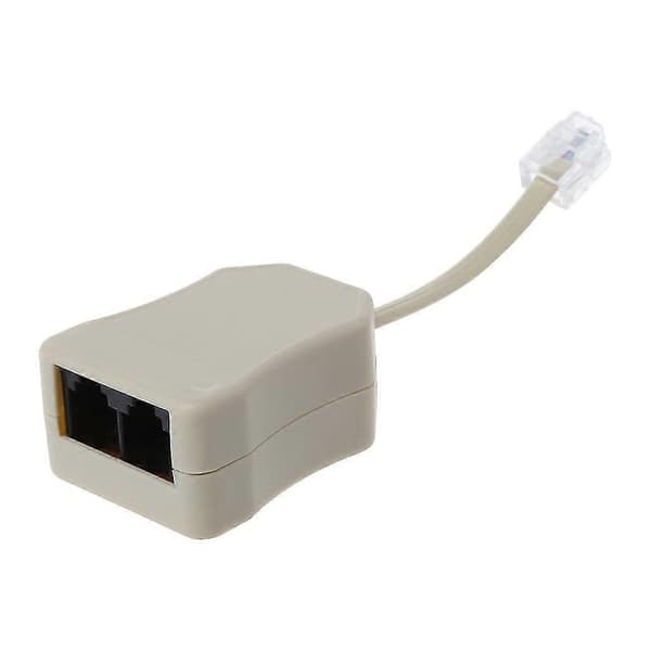 Telefonsplitter RJ11-adapter ADSL-modem Telefon Faxsplitter - Bra
