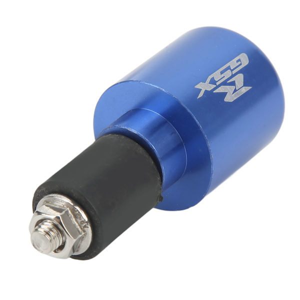 Motorcykel Styrgreb Stang Endeplug Behagelig Greb Endelåg Bytte til GSXR600 2001-2014 Blå