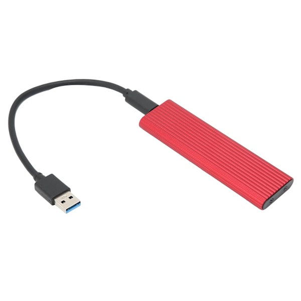 SSD Kabinet M.2 NGFF SATA Adapterboks B Key B+M Key Ekstern Harddisk Case til Win Xp/7/8/ (Rød)