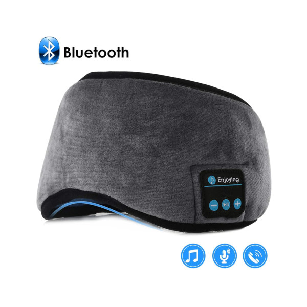 Bluetooth Eye Mask Sleep Headphones, Justerbar Music 3D Sleep Mask