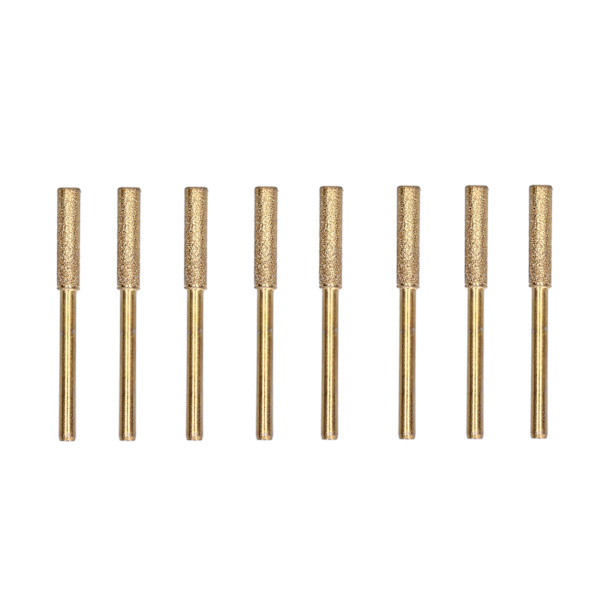 8 kpl sähköinen sahanterän hiomakivet Helppo asennus Tehokas metallin kiillotustyökalu puumuotille 4,8 mm