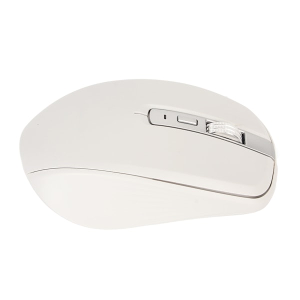 2.4G Trådlös Mus Dubbelläge 2400 DPI Bluetooth-mus med 14 RGB-ljuseffekter för Laptop för Windows för OS X Blanc