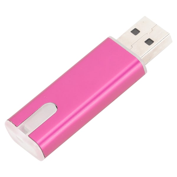 USB-minne USB2.0 Portabelt U Disk Flash Drive Mini Laptop Tillbehör Rosröd 128GB