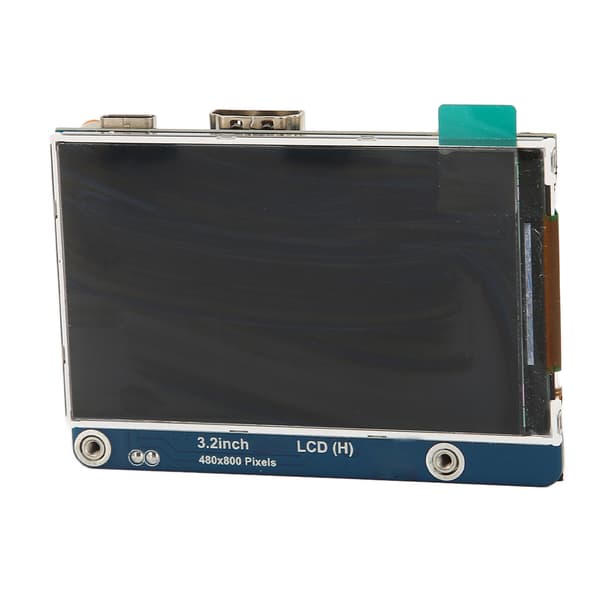 【NX】3,2-tommer skærm kompatibel med Raspberry Pi High Definition Multimedia Interface HD IPS justerbar lysstyrke 480P-skærm