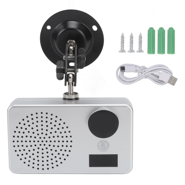 USB 5V Rörelsesensor Dörrklocka IP43 Vattentät Infraröd Människokropp Induktion Röst Prompter Sensor Dörrklocka Alarm