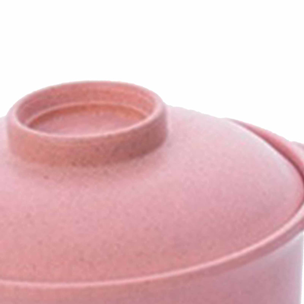 Instant Nuddelskål Nordisk Stil Studerende Multifunktionsmadbeholder med Låg Rosa