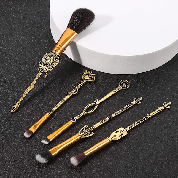 Japansk Anime Makeup Brush Set Kosmetisk Anime Cosplay Present Makeup Brush Set för kvinnor