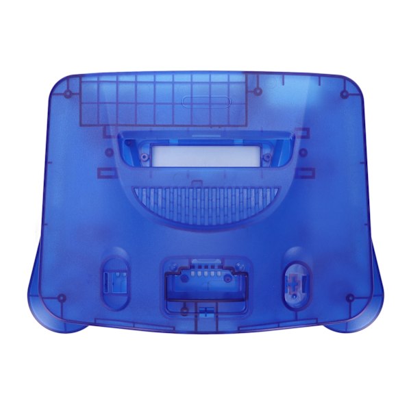 Retro-pelikonsolin kotelo Läpinäkyvä sininen korvaava suojakotelo N64 Retro-pelikonsolille