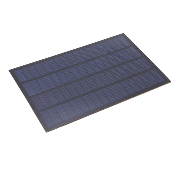 Bärbar 2,5W 18V Polysilicium Solpanel Solladdningskortmodul för Lågströms Elektriska Apparater 194x120mm