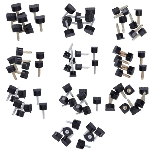 【NX】80 stk. højhælede spidser TPU polyurethan jernsko Reparation MultiSize Erstatning