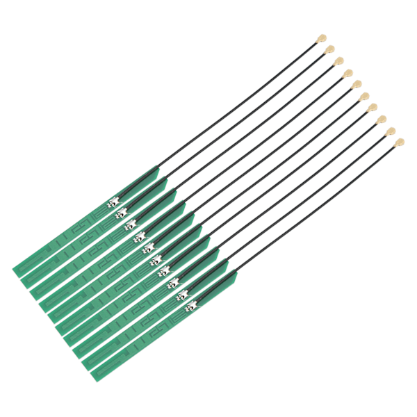 10 stk intern antenne 2.4G lille PCB IPEX 5Dbi hovedsignalstabilisering Indbygget antenne